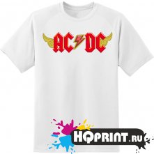 Футболка логотип AC DC 