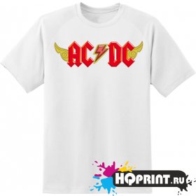 Футболка логотип AC DC 