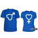 Парные футболки С прикольными гендерными символами