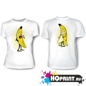 Парные футболки Бананы