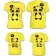 Комплект футболок 	Панды - мама, папа, дочка, сын