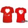 Парные футболки Сердце с розеткой