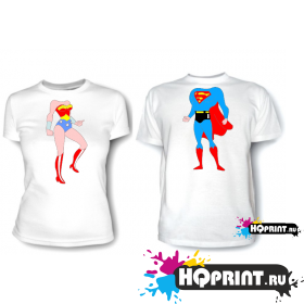 Парные футболки Superman