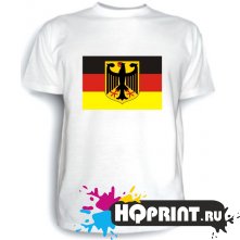 Футболка Герб  и флаг Германии